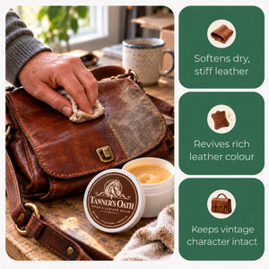 Tanner's Oath Leather & Wood Salve for Thrifters