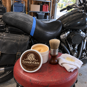 Tanner's Oath Wood & Leather Salve for Bikers