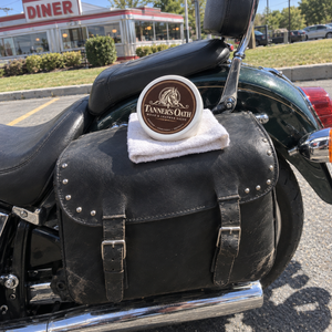 Tanner's Oath Wood & Leather Salve for Bikers