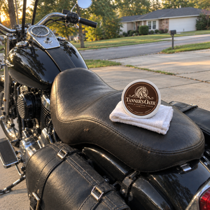 Tanner's Oath Wood & Leather Salve for Bikers