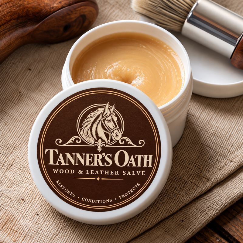 Tanner's Oath jar, open