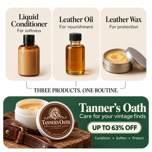 Tanner's Oath Leather & Wood Salve for Thrifters