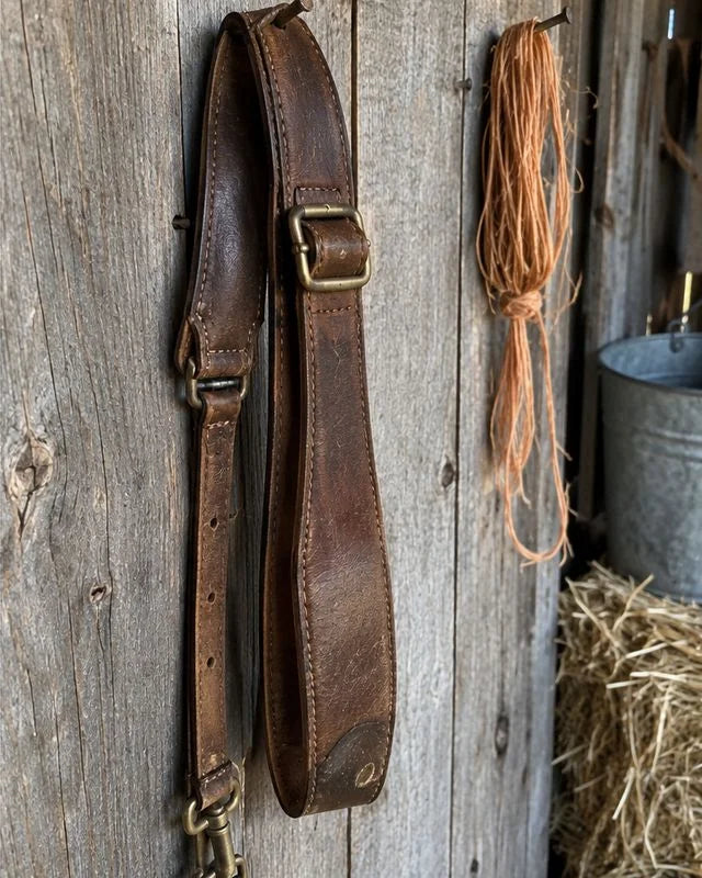 The same sling after the salve, supple and dark