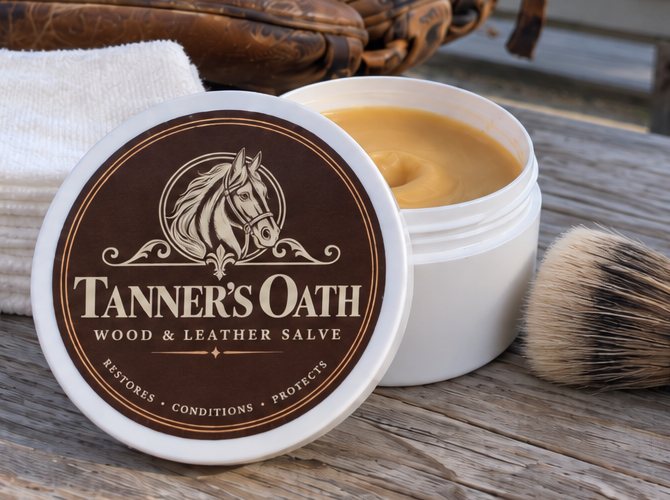 Tanner's Oath jar, open