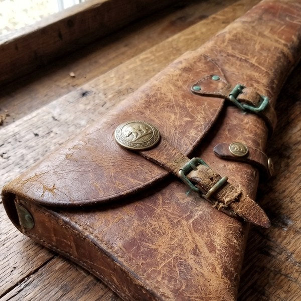 Leather gun case